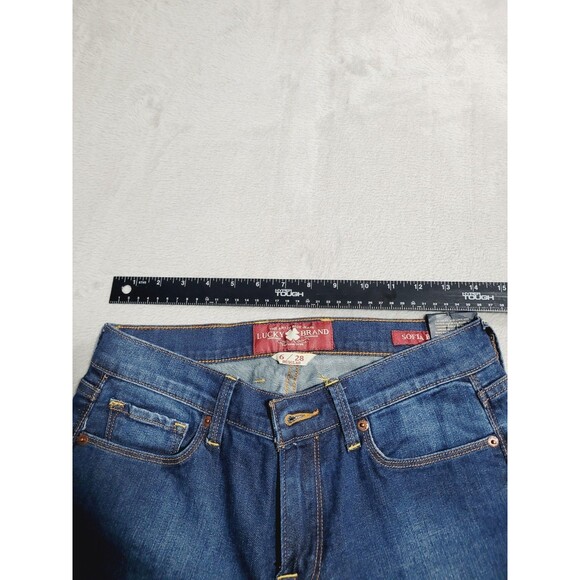Lucky Brand Women’s Sofia Boot Jeans Size 6/28 Dark Wash 32” Inseam Bootcut NWT - Picture 13 of 16